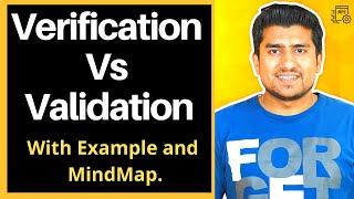 Verification and Validation in Software Testing  Which one is Used whenWith Example Mindmap [upl. by Kabab]