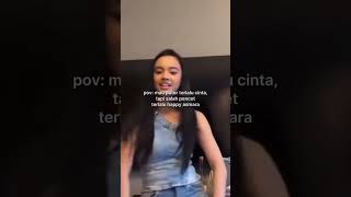 LYODRA ASIK JOGET LAGU HAPPY ASMARA TERLALU VERSI KOPLO dancechallenge meme lyodra happyasmara [upl. by Herv]