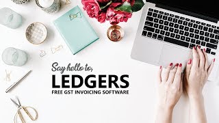 Creating a GST Invoice using LEDGERS GST Software [upl. by Kim]