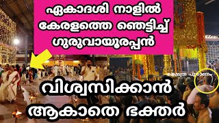 ഏകാദശിക്ക് ഗുരുവായൂരിൽ നടന്ന ഞെട്ടിക്കു സംഭവം guruvayoor ekadashi2023 miracle [upl. by Ordnazil]