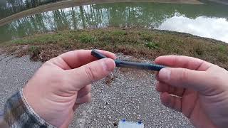 Bass fishing a wacky worm rig in North Alabama Finding Horcrux’s and how to rig a wacky worm [upl. by Aitam]