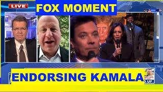 Jimmy Fallon amp Fox Host help Kamala get the 1st amp last laugh [upl. by Atinad342]