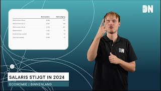 Salarissen stijgen in 2024 vooral mensen met minimumloon [upl. by Brnaby883]