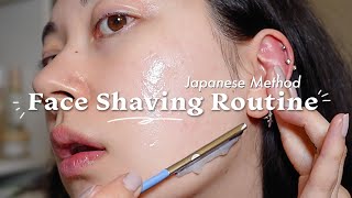 My Dermaplaning Skincare Routine  Face Shaving at Home  PrePost Care [upl. by Ishmul440]