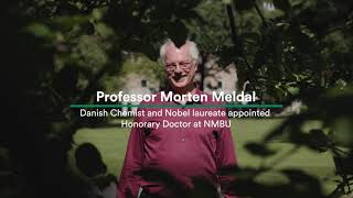 Professor Morten MeldalDanish Chemist and Nobel laureate appointed Honorary Doctor at NMBU 2024 [upl. by Simonsen96]