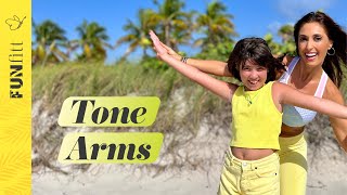 Exercises To Tone Flabby Arms Women [upl. by Peedus]