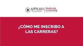 ¿Cómo me inscribo en las carreras [upl. by Rabah]