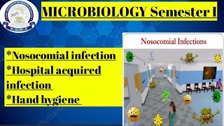 Nosocomial infection microbiology semester I lacture according to Dow ppts [upl. by Kallman958]