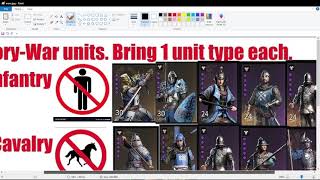 Best Units l Unit Meta tier list l TerritoryWar l l Ranked l Conquerors Blade l Guide l Doctrines [upl. by Fidellia]