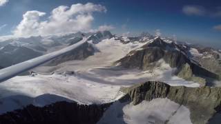 Segelflug über schweizer Gletscher von Schänis [upl. by Floria]