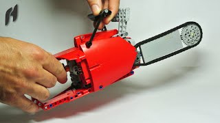 How to Build the Lego Technic Chainsaw with Power Functions Motor [upl. by Karol554]