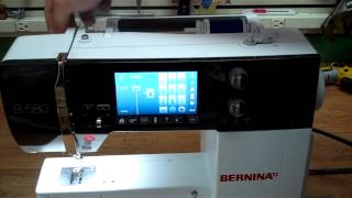 Threading A Bernina Sewing Machine [upl. by Weinrich259]