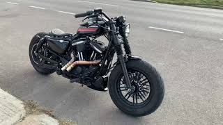 Harley Davidson FortyEight Custom Bobber [upl. by Matias]