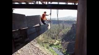 Crooked River Bridge Falsework Removal  Summer 2000 [upl. by Shanie517]