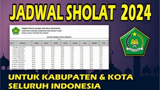 Jadwal Sholat 2024 [upl. by Walliw]