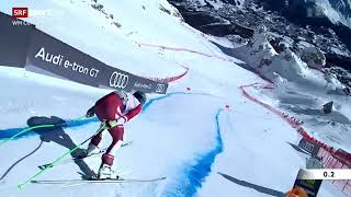 Vincent Kriechmayr takes Gold at downhill World Cup in Cortina dAmpezzo [upl. by Nivram536]