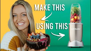 How To Make a THICK Smoothie Bowl In a Nutribullet [upl. by Petes875]