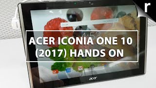 Acer Iconia One 10 2017 Handson Review [upl. by Ezmeralda515]