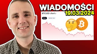 Bitcoin SPADA Poniżej 63000🔴 Kryptowaluty Wiadomości [upl. by Song218]