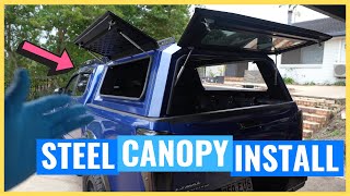 ISUZU DMAX STEEL UTE CANOPY INSTALL  Is it any good  Isuzu DMax Build Series 50 [upl. by Hubert79]