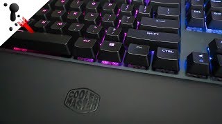 Cooler Master MK750 Review with Sound Tests Cherry MX Red [upl. by Artenra164]