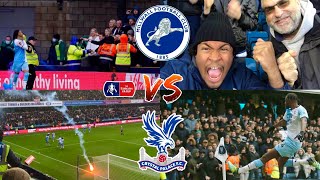 MILLWALL 12 CRYSTAL PALACE MATCHDAY VLOG FA CUP 2022 MADNESS IN THE AWAY END [upl. by Naniac424]