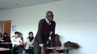 Concours de Plaidoiries UPEC 2014 1er tour Plaidoyer contre la galanterie Nicolas Biyoudi [upl. by Llerdnek]