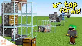 10 Minecraft Farms In 10 Minutes [upl. by Tadio]