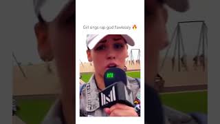 OMG🔥🔥eminem rapgod cover viralsong fast lyrics singingstyle shorts [upl. by Airbmak857]