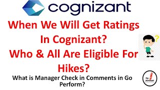 Cognizant Ratings Update When We Will Get Ratings In CognizantGoPerform Check In Comments Update [upl. by Kristoffer389]