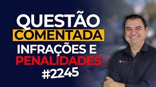 Ter o veículo imobilizado na via por falta de combustível é uma infração de natureza  2245 [upl. by Constancy866]