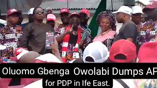 Oluomo Gbenga Owolabi Dumps APC preaches unity among party faithful in Ifeland [upl. by Jemmie]