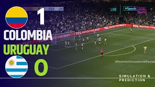 ⚽ Colombia 10 Uruguay 🏆 COPA AMERICA 2024  Highlights  Simulación y recreación de videojuego [upl. by Roxine]