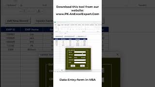 Data Entry form in Excel VBA  Quick Demo dataentryform excelvbatutorial excelvba [upl. by Zaob83]