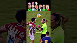 Ronaldo VS Ribery VS Aguero VS Kaka and othes  Players vs Female Referees [upl. by Doraj504]