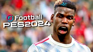 PLAYING PES eFOOTBALL 2024 [upl. by Scarrow]