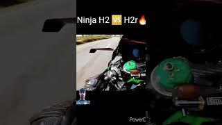 Ninja H2 vs h2r [upl. by Nesrac]