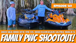 2023 SeaDoo GTX 170 vs 2023 Kawasaki Ultra 160LXS The Watercraft Journal Ep 141 [upl. by Theola]