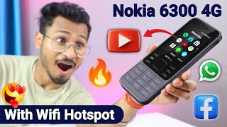 Nokia 6300 4G All Features Phone Killer🔥  Unboxing and review  Nokia Keypad Phone [upl. by Richarda]