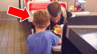 BOY Insists On Sitting With Lonely Man – MOM Cries When She Knows WHY [upl. by Ahael]