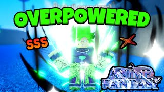 I Made My Broly OVERPOWERED In Anime Fantasy Roblox [upl. by Swane]