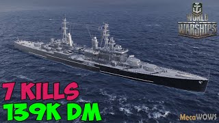 World of WarShips  Albemarle  7 KILLS  139K Damage  Replay Gameplay 4K 60 fps [upl. by Bock]