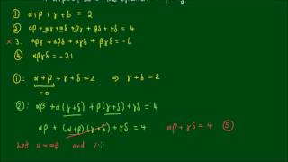 Relationship between roots and coefficients for 4th Order Polynomials [upl. by Fernandes]