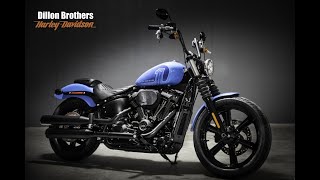 2022 Harley Davidson Street Bob in Fastback Blue [upl. by Studnia]