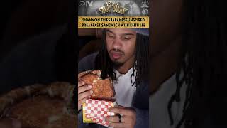 Shannon Tries JapaneseInspired Breakfast Sandwich With Keith Lee  CLUB SHAY SHAY [upl. by Narih849]