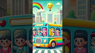 Wheels on the Bus  Classic Nursery Rhyme  Sing Along for Kids [upl. by Yseult]