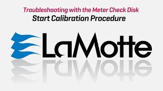 LaMotte Spin Touch Troubleshooting with the Meter Check Disk  Start Calibration Procedure [upl. by Tabshey512]