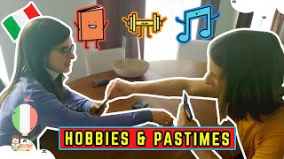 How to Talk about HOBBIES in Italian   Authentic Italian Vocabulary Subtitles [upl. by Tsiuqram]