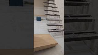 Home stairs installation flaotingstairs modernstairs professionalstairs [upl. by Lemieux346]