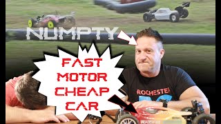 FOOL puts crazy fast brushless motor in cheap rc car [upl. by Antoinette]